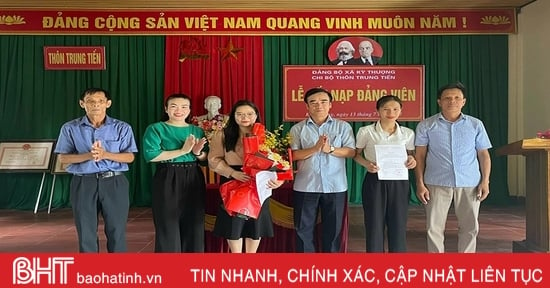 Huyện Kỳ Anh chủ động tạo nguồn phát triển đảng viên mới