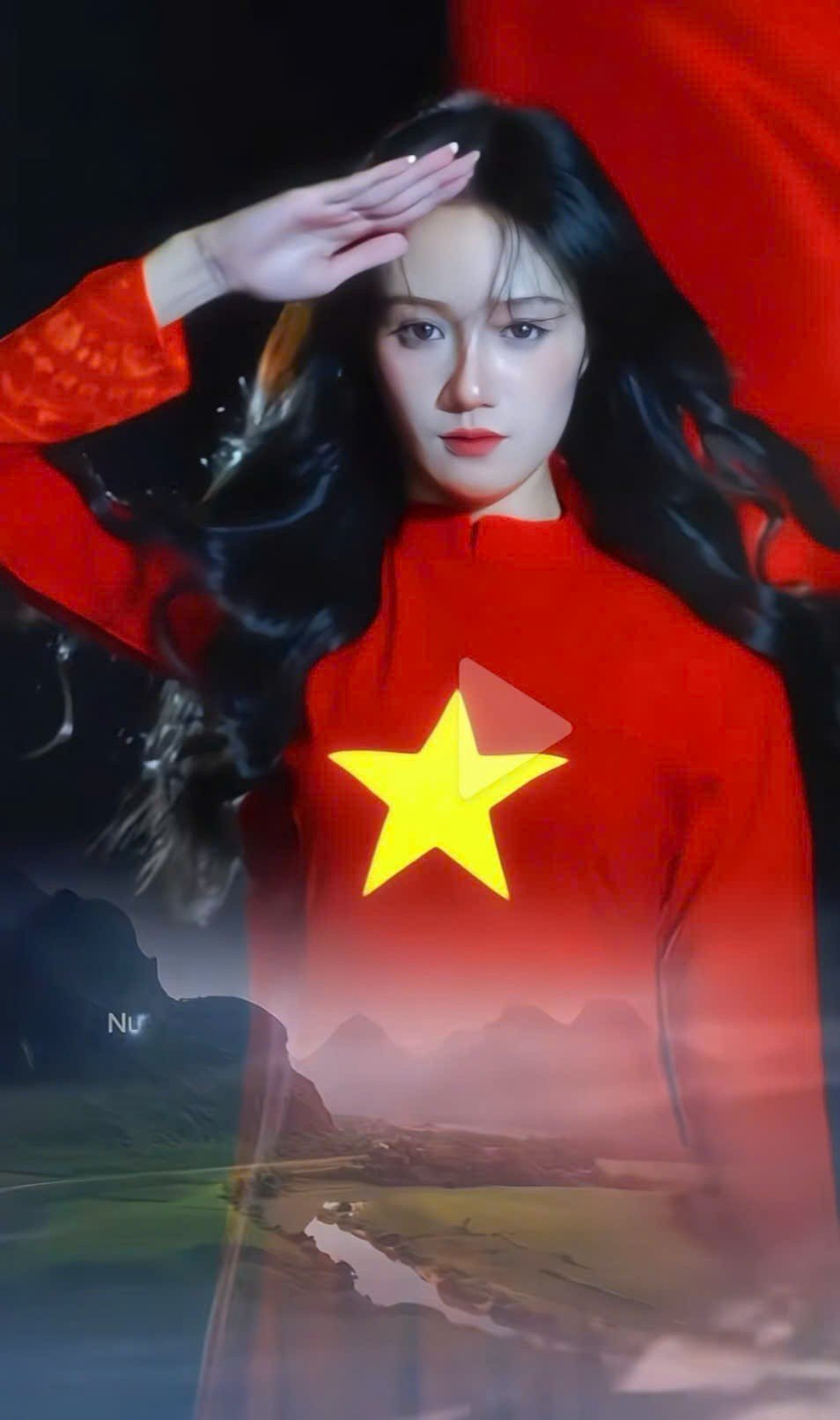 The trend of taking photos with the national flag and singing the national anthem on the occasion of National Day September 2nd photo 2