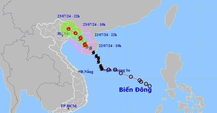 Tin bão số 2 (Prapiroon) khẩn cấp: Sẽ đổ bộ Quảng Ninh – Hải Phòng, gây mưa lớn