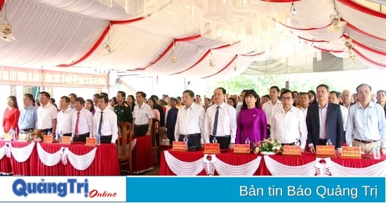 Lac Son residential area, Gio Son commune, Gio Linh district organized "National Great Unity Day"