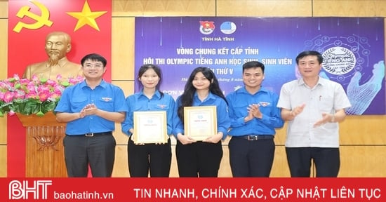 Trao giải Hội thi Olympic Tiếng Anh học sinh, sinh viên lần thứ V