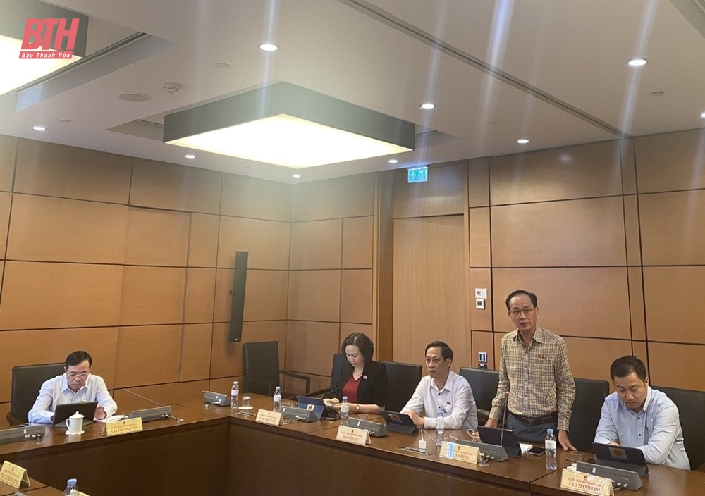 La délégation de l'Assemblée nationale de la province de Thanh Hoa a approuvé la création de la ville de Hué sous l'autorité du gouvernement central et la résolution sur l'organisation du gouvernement urbain de la ville de Hai Phong.