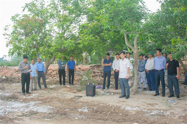 Récupération obligatoire de terres pour la société par actions de transport par eau n° 3 dans la commune de Tan Duong, district de Thuy Nguyen