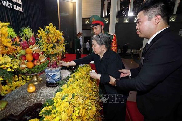 Funeral ceremony for General Secretary Nguyen Phu Trong this morning