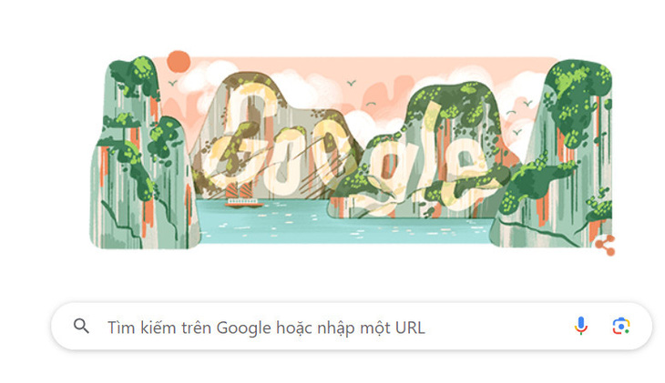 Google Vietnam honors Ha Long Bay World Natural Heritage - Screenshot