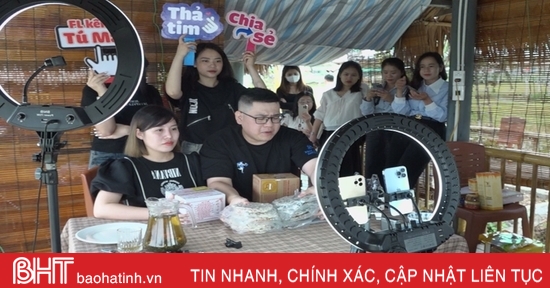 Thu gần nửa tỷ đồng sau 4 tiếng bán sản phẩm OCOP Hà Tĩnh trên TikTok