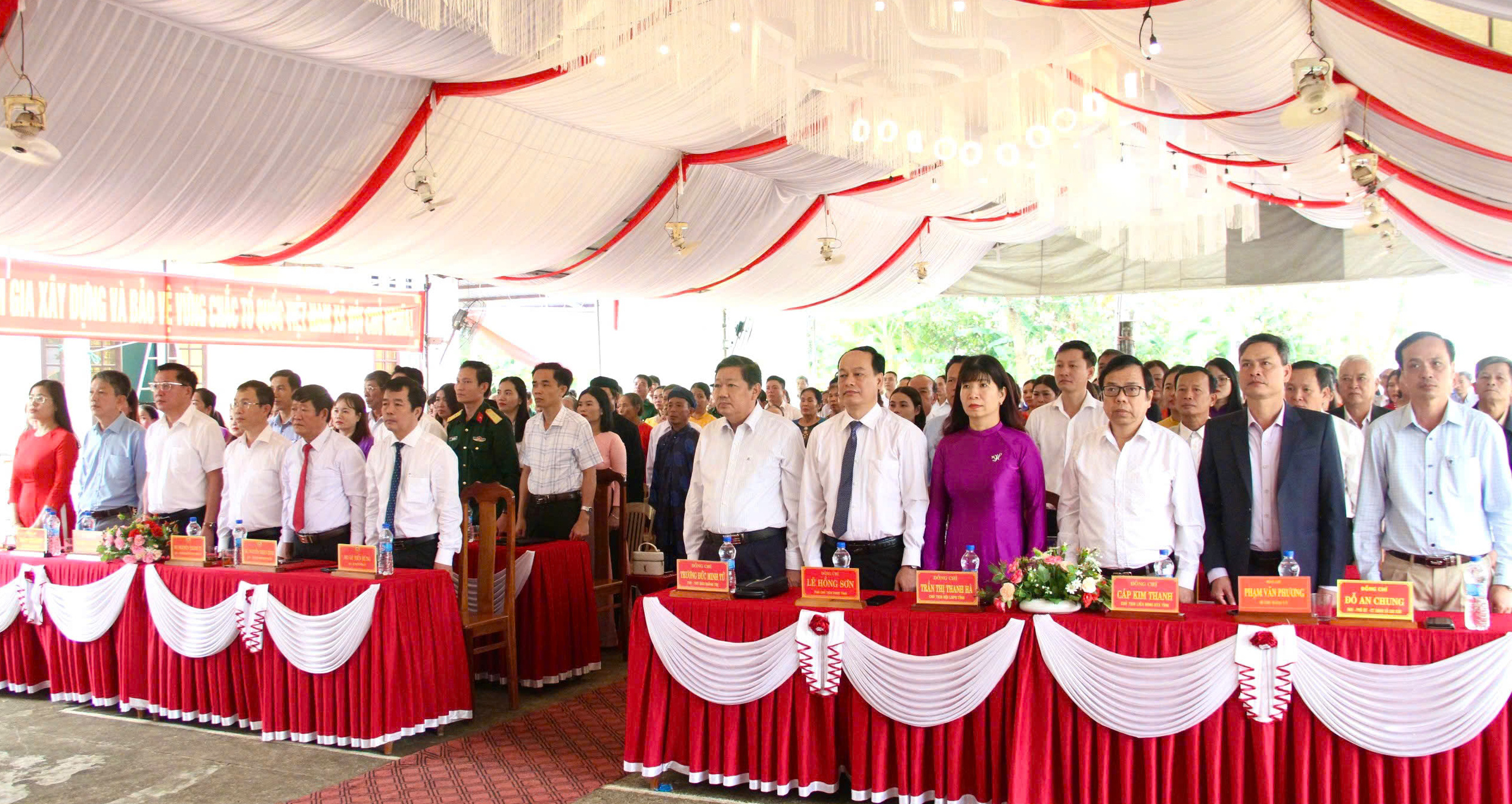 Lac Son residential area, Gio Son commune, Gio Linh district organizes National Great Unity Day