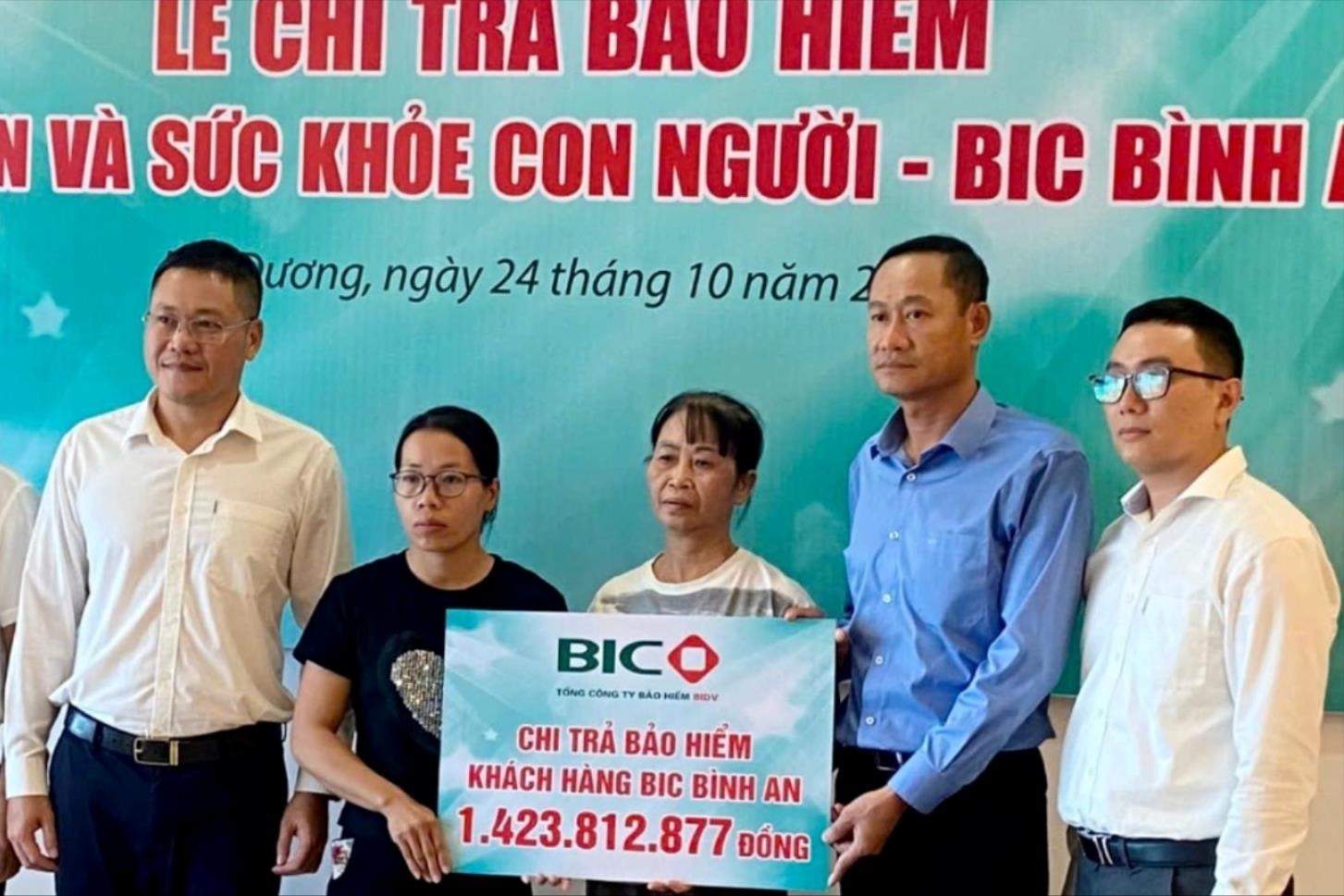 BIC Binh An Versicherungsleistungen für einen Risikofall in Hai Duong