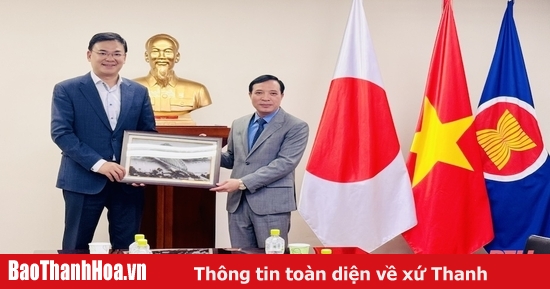 Đoàn công tác tỉnh Thanh Hóa làm việc với Đại sứ quán Việt Nam tại Nhật Bản