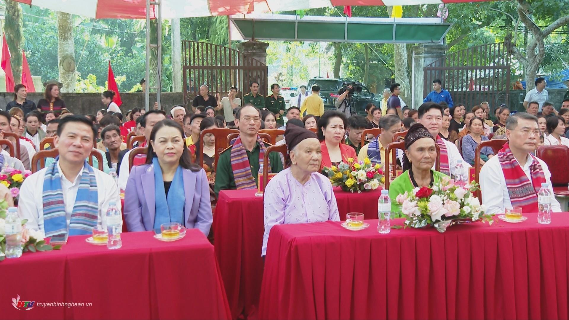 Head of the Central Organizing Committee attended the Great Unity Day in Anh Son district