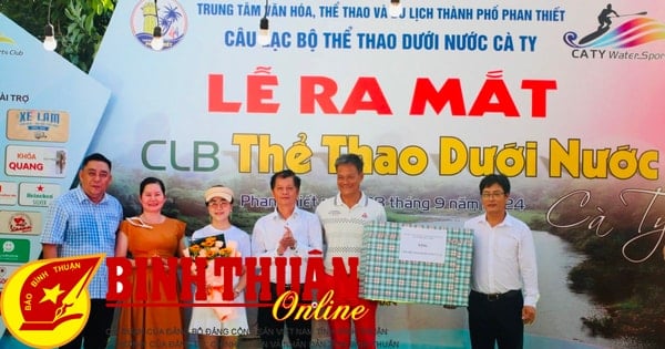 Câu lạc bộ thể thao dưới nước đầu tiên tại Phan Thiết đi vào hoạt động