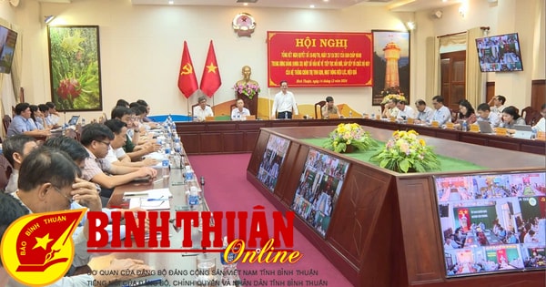 Nhiệm vụ đặc biệt quan trọng của tỉnh Bình Thuận