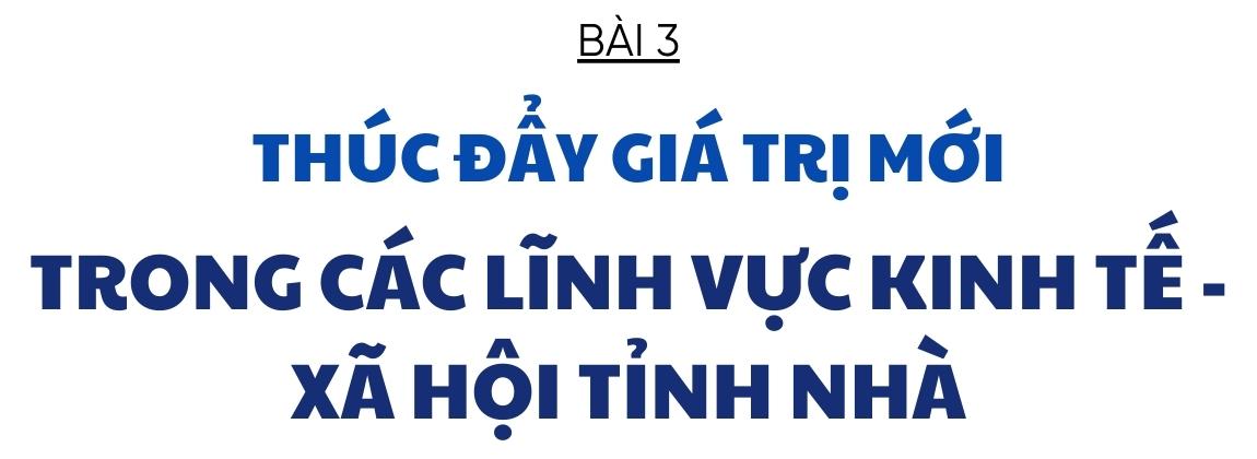 Chuyển đổi số - nhiệm vụ trọng tâm, xuyên suốt và đột phá trên hành trình phát triển (bài 3): Thúc đẩy giá trị mới trong các lĩnh vực kinh tế - xã hội tỉnh nhà