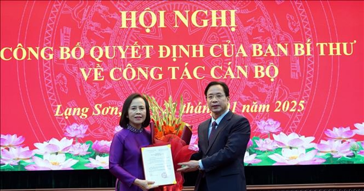 Ms. Doan Thi Hau holds the position of Permanent Deputy Secretary of Lang Son Provincial Party Committee.