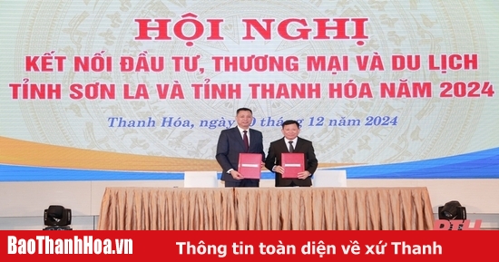 Verbindung von Investitionen, Handel und Tourismus zwischen den Provinzen Son La und Thanh Hoa im Jahr 2024