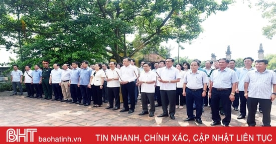 Hưng Yên - Hà Tĩnh: Hợp tác phát triển, lan tỏa giá trị của Đại Danh y Lê Hữu Trác