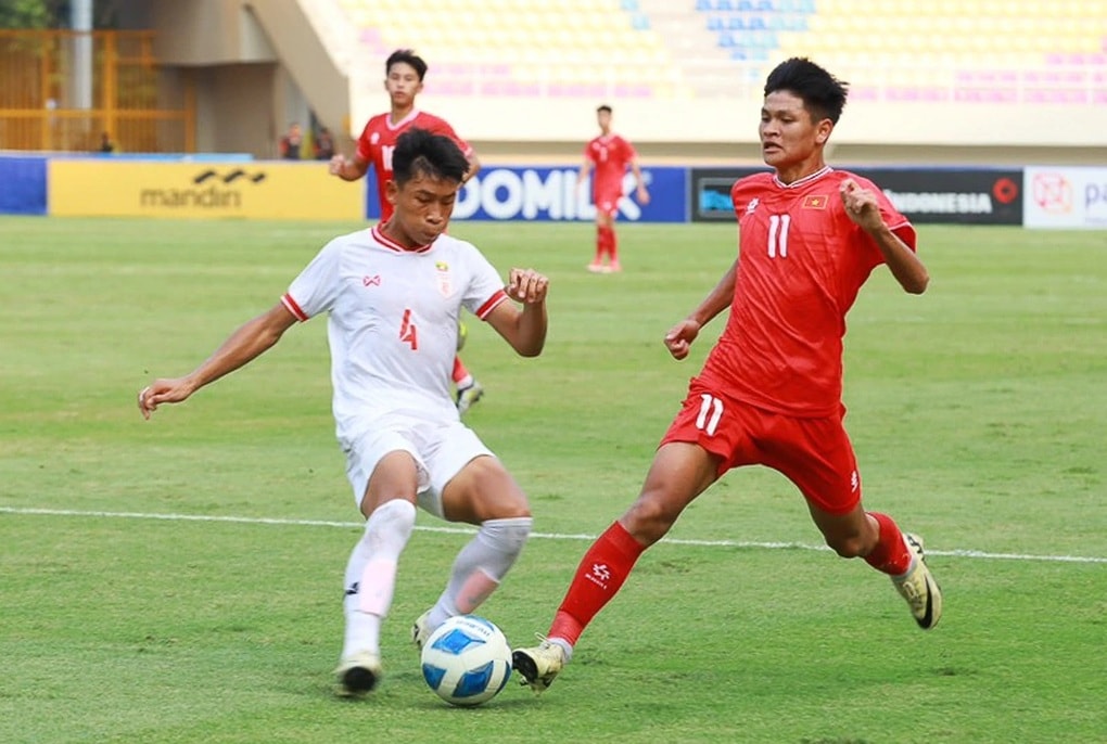 U16 ミャンマーに 5-1 で勝利し、U16 ベトナムが東南アジア大会の準決勝に進出 - Vietnam.vn