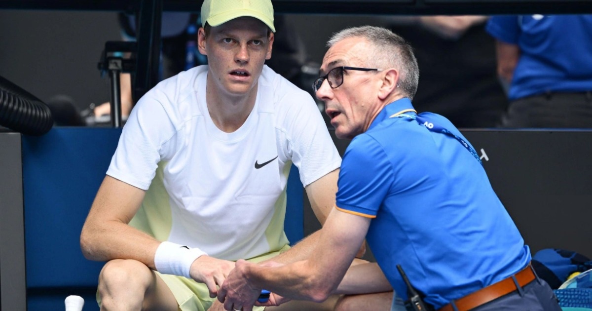 Sinner braucht medizinische Versorgung, um ins Viertelfinale der Australian Open einzuziehen