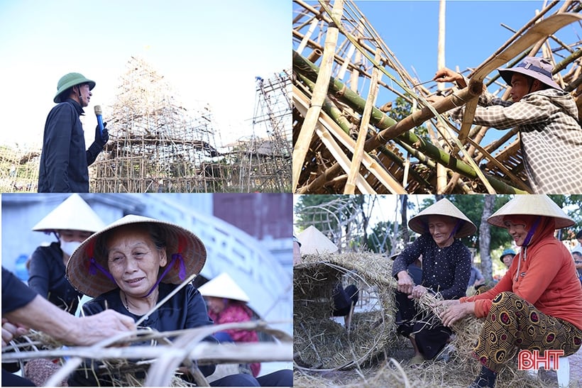 Dựng hang Bê-lem đón Giáng sinh ở Hà Tĩnh