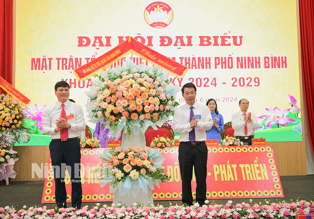 Đại hội đại biểu MTTQ Việt Nam thành phố Ninh Bình nhiệm kỳ 2024 2029