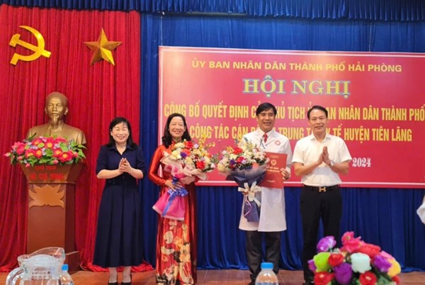 ông Phạm Tiến Thành giữ chức vụ Giám đốc Trung tâm Y tế huyện Tiên Lãng