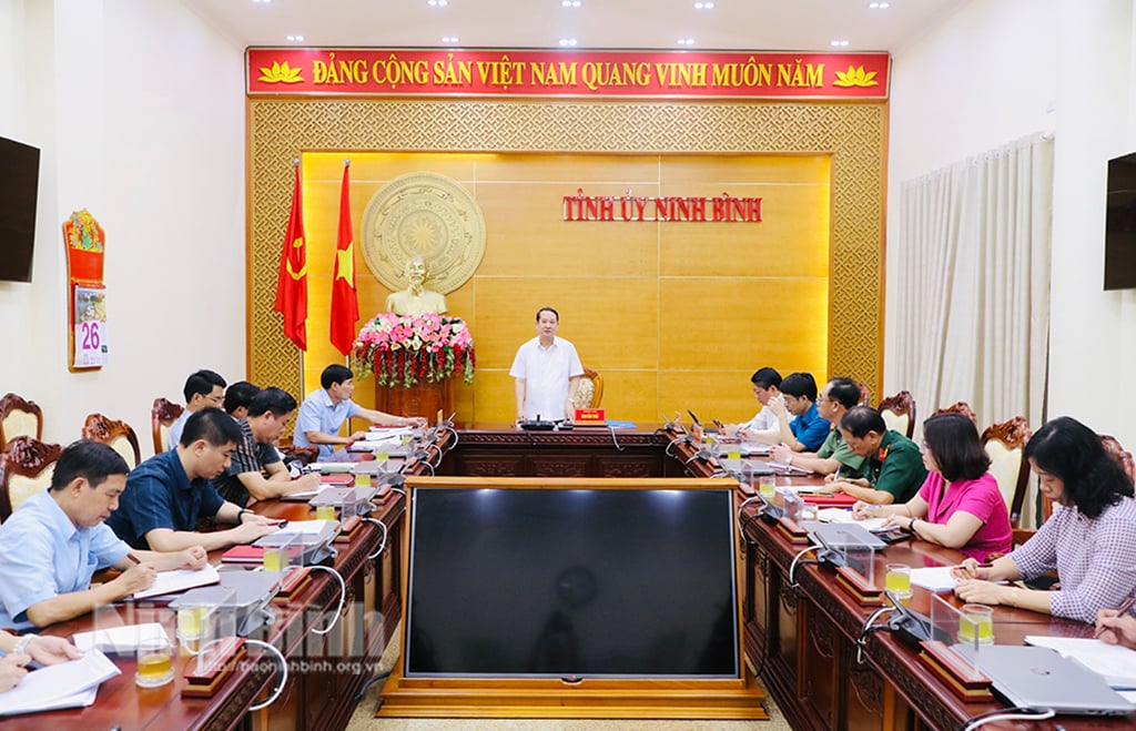 Giao ban công tác Dân vận quý II