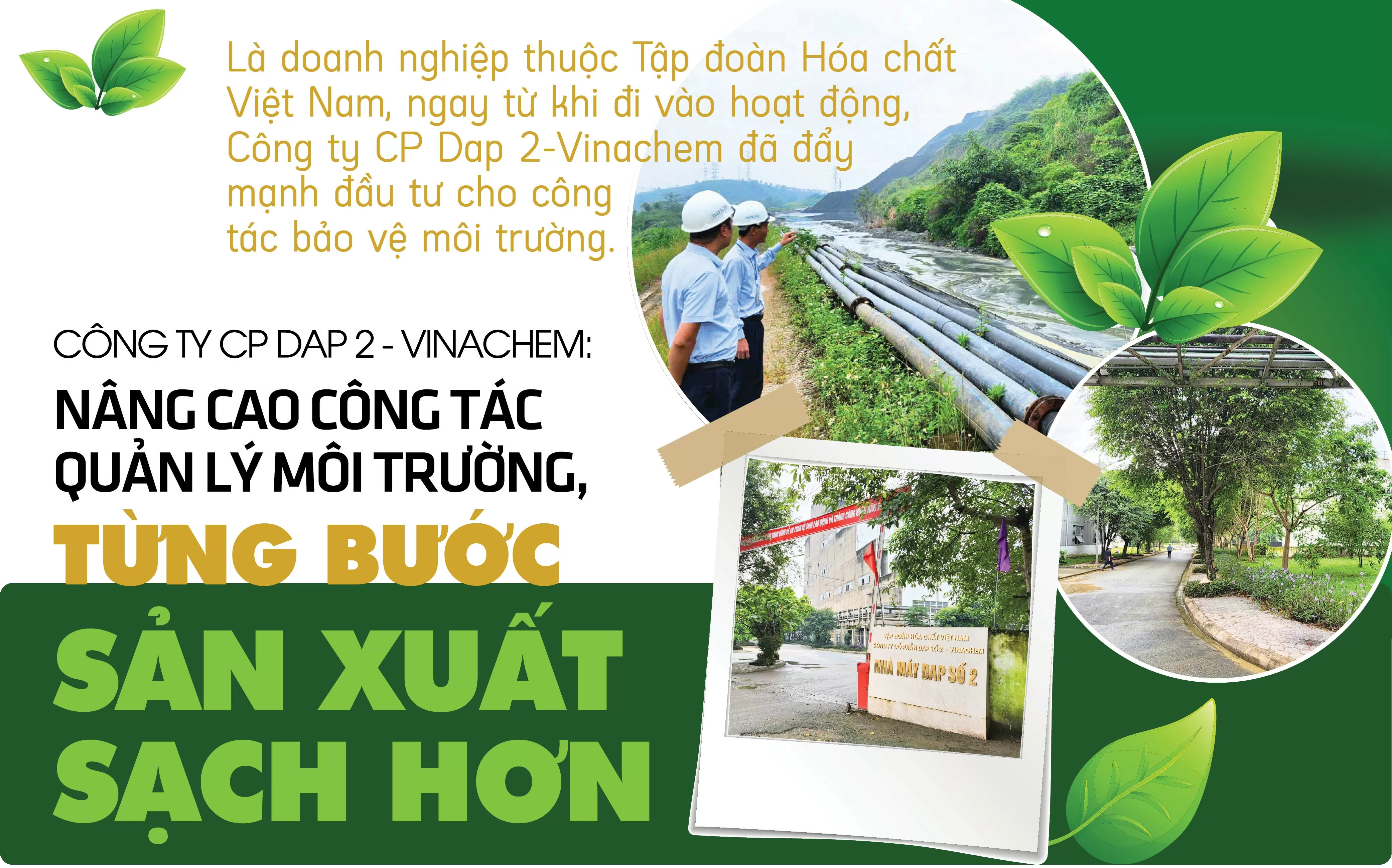 DAP 2-Vinachem Joint Stock Company: Improving environmental management, gradually producing cleaner products