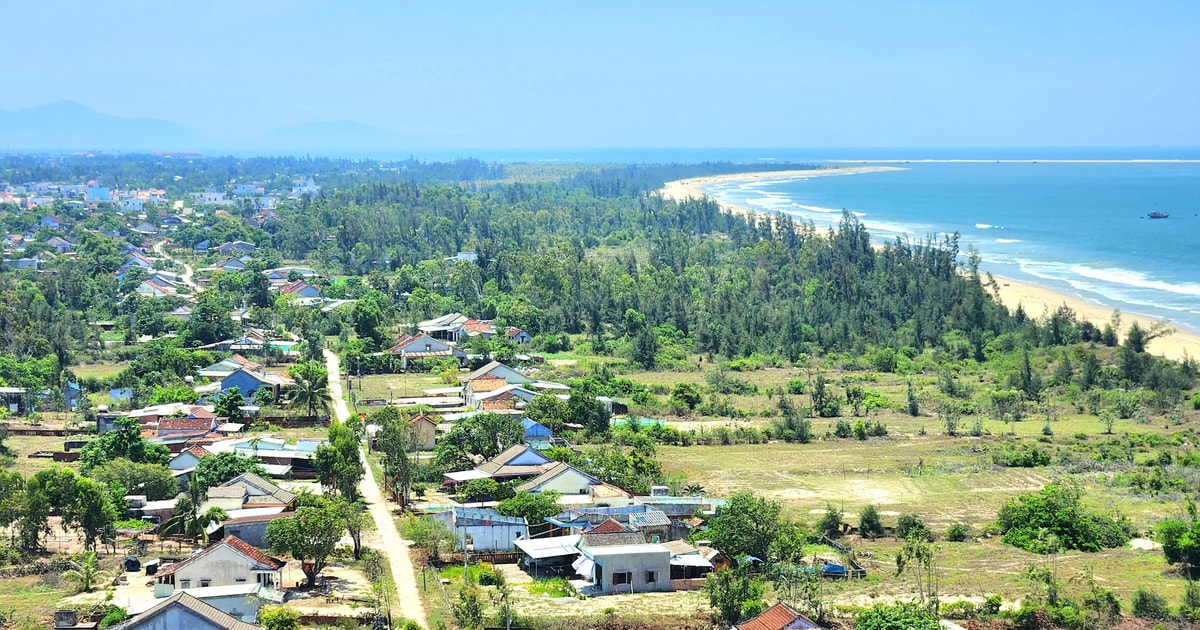 Propuesta para invertir en un complejo turístico de 1,5 billones de dongs en el distrito de Duy Xuyen