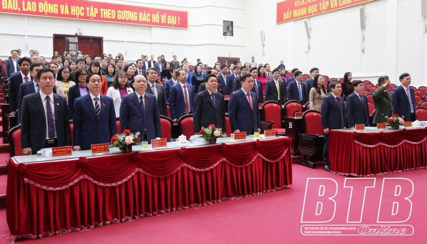 Solemn opening of the ninth session of the 17th Provincial People's Council, term 2021 - 2026