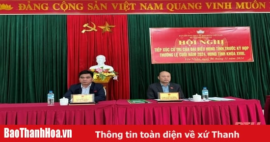 Provincial People's Council delegation meets voters of Thuong Xuan district