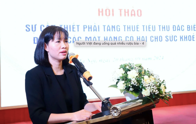 Bà Đinh Thị Thu Thủy, Phó Vụ trưởng Vụ Pháp chế, Bộ Y tế. Ảnh: