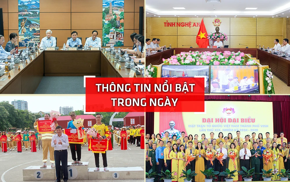 Nghệ An: Thông tin nổi bật ngày 23/5