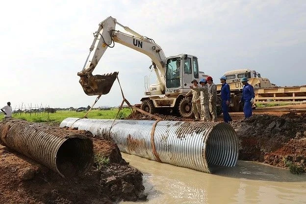 Đội Công binh Việt Nam tổ chức nhiều hoạt động hướng tới kỷ niệm 79 năm Quốc khánh 2/9 ảnh 3