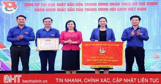 Tỉnh đoàn Hà Tĩnh xếp tốp đầu tổ chức đoàn xuất sắc cả nước