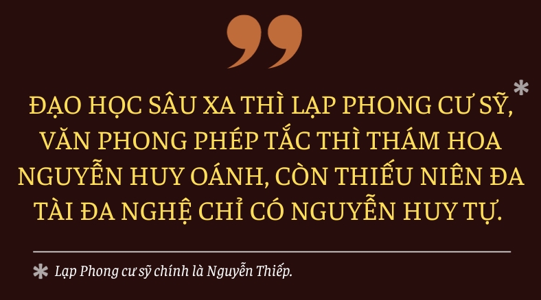 La Son Phu Tu Nguyen Thiep – Un talent et une personnalité éclatants