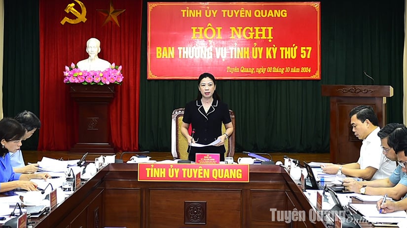 Ban Thường vụ Tỉnh ủy cho ý kiến nội dung các khâu đột phá, nhiệm vụ trọng tâm