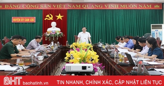 Can Lộc quyết tâm hoàn thành các nhiệm vụ năm 2023