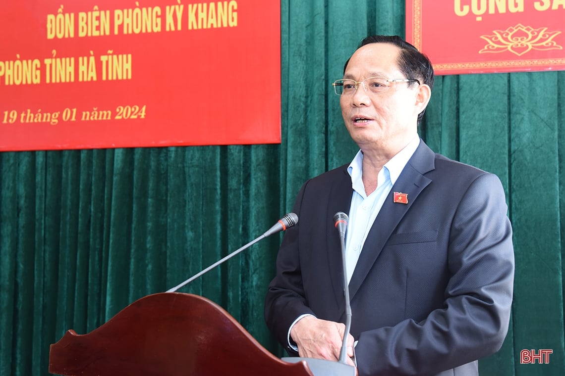 Vice Chairman of the National Assembly wishes a happy new year to people, officers and soldiers in Ha Tinh