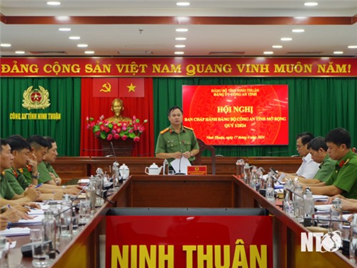 Hội nghị Ban Chấp hành Đảng bộ Công an tỉnh mở rộng Quý I/2024