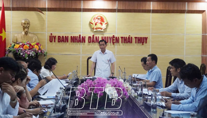 Thai Thuy focuses on implementing site clearance for the Ninh Binh-Hai Phong expressway project