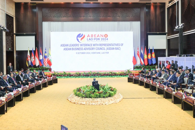 ASEANビジネス諮問委員会（ASEAN-BAC）代表者との対話セッション。（写真：Nhat Bac/VGP）