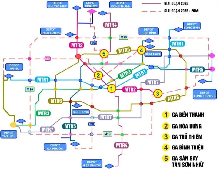 Thay đổi cách làm metro số 5 ngã tư Bảy Hiền - cầu Sài Gòn - Ảnh 1.