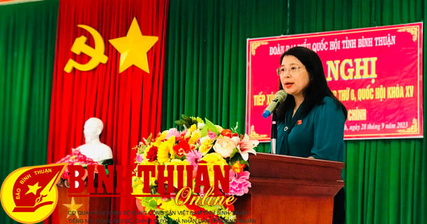 Der Abgeordnete der Nationalversammlung, Tran Hong Nguyen, trifft Wähler in Tanh Linh und Duc Linh