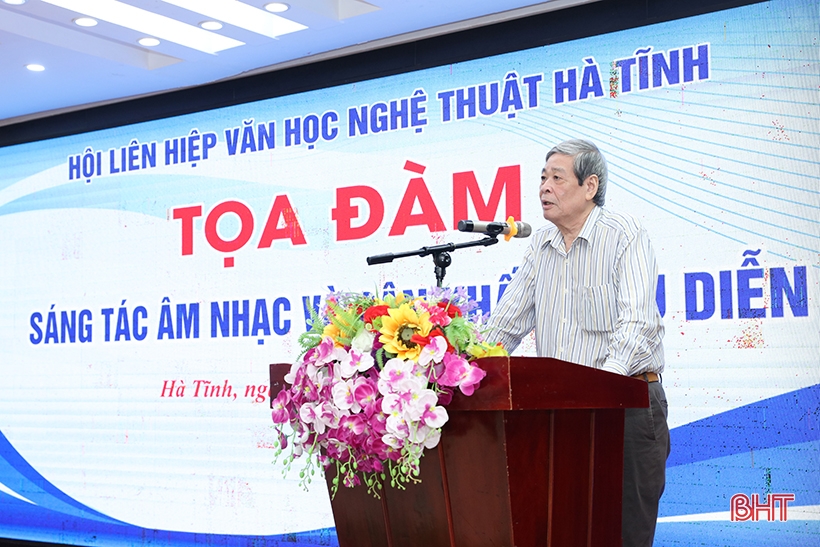 Nâng cao kỹ năng sáng tác âm nhạc và biểu diễn cho nghệ sỹ Hà Tĩnh