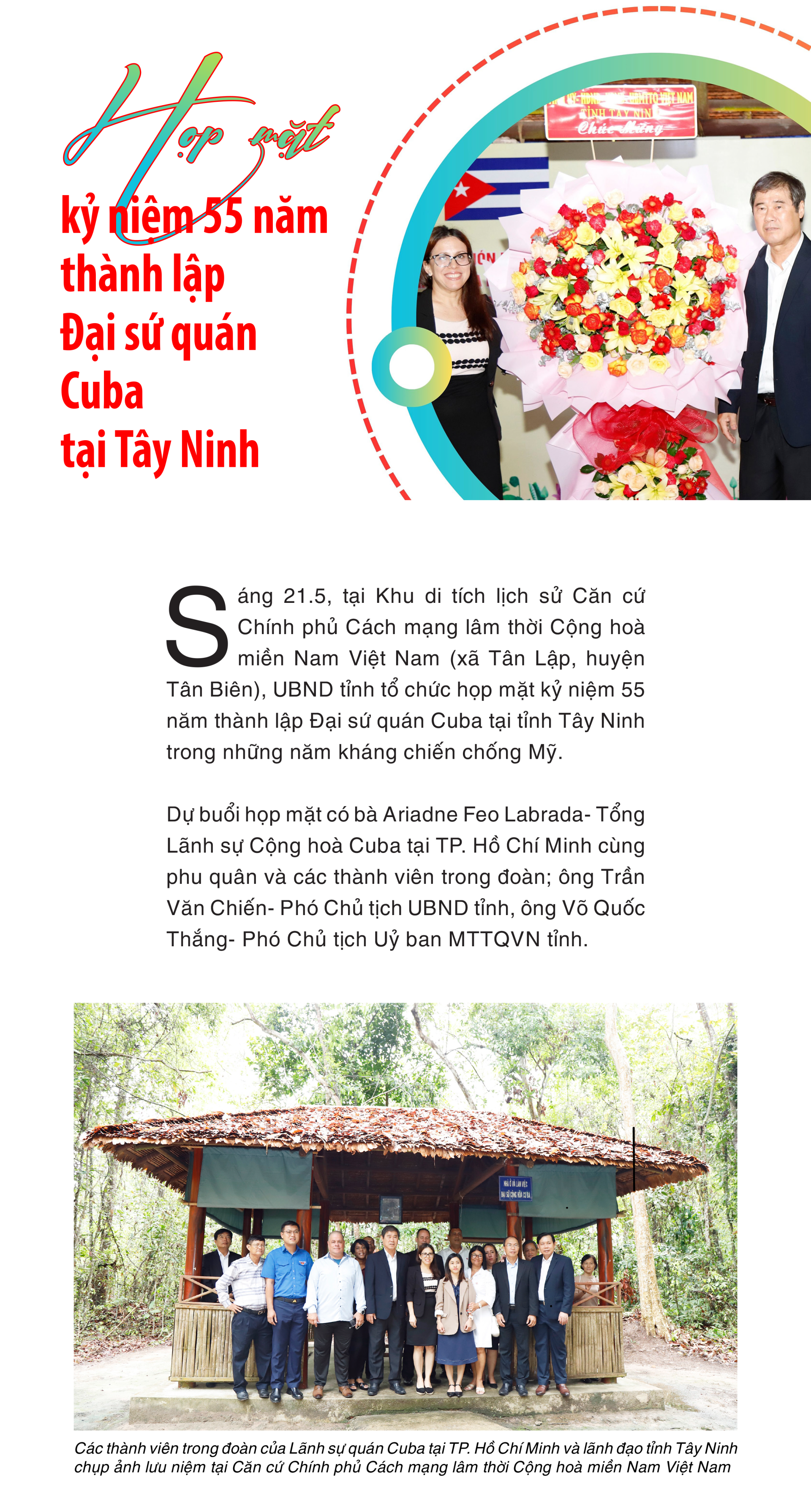 [Longform] Họp mặt kỷ niệm 55 năm thành lập Đại sứ quán Cuba tại Tây Ninh