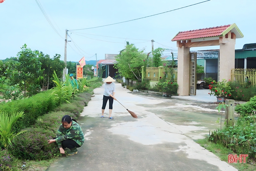 Chung sức xây dựng cụm dân cư “Sáng - xanh - sạch - đẹp - an toàn - văn minh”