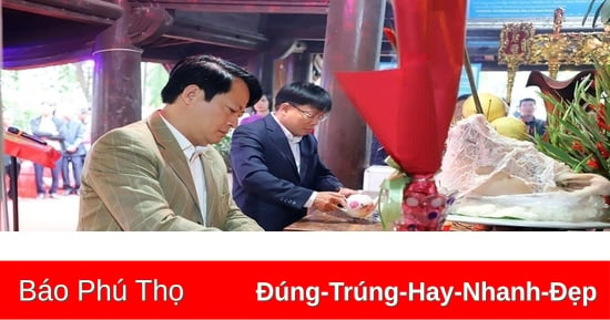 Lễ “hóa thần” tại Đình Cả, xã Chí Đám, huyện Đoan Hùng