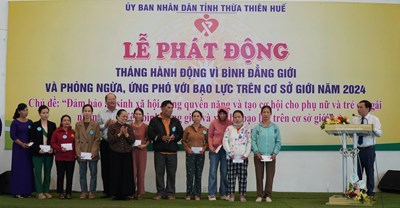 Phát động Tháng Hành động Vì bình đẳng giới và phòng ngừa, ứng phó với bạo lực trên cơ sở giới