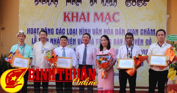 Khai mạc hoạt động các loại hình văn hóa Chăm