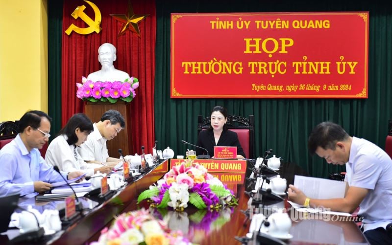 Thường trực Tỉnh ủy cho ý kiến vào một số chủ trương